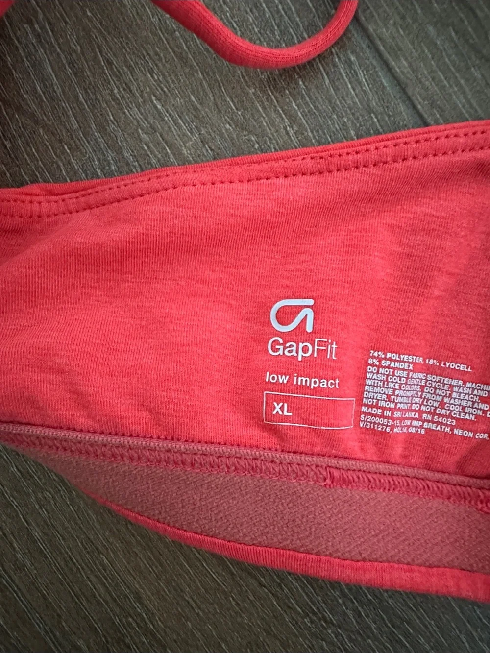 Gap orange Strappy Bralette - Women's Intimates. SizeXL.